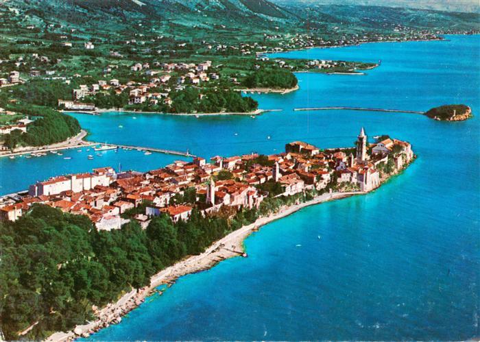 Rab  Croatia Fliegeraufnahme