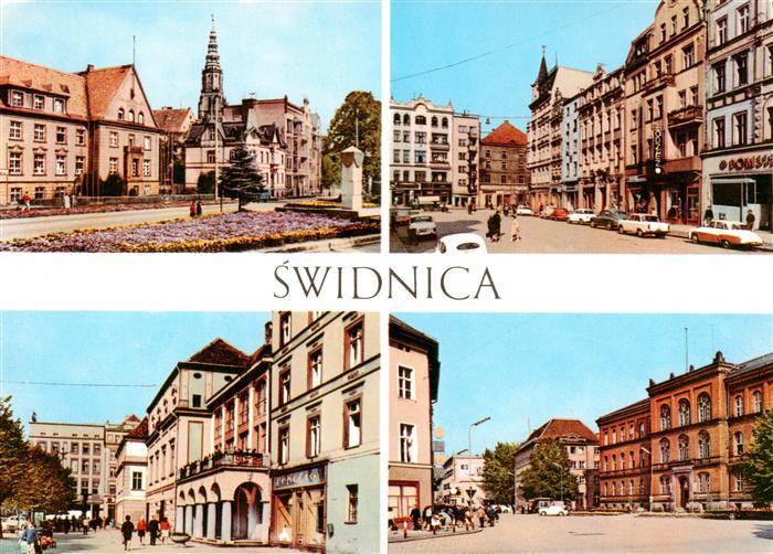Swidnica Schweidnitz PL Plac Tysiaclecia Panstwa Polskiego Teatr Rynek Plac Grun