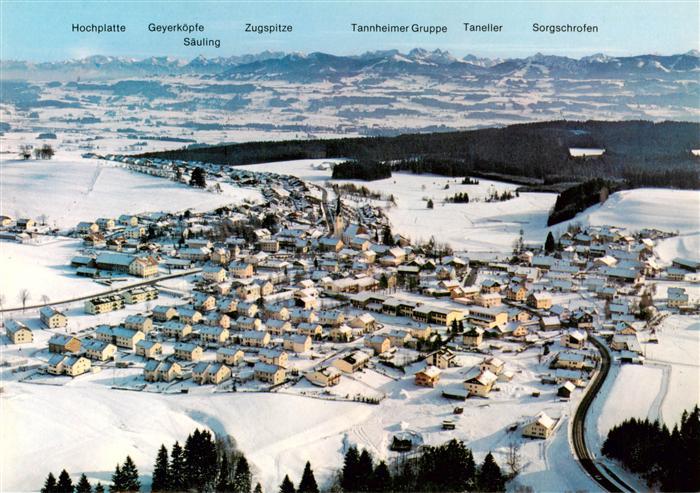 Buchenberg Allgaeu Fliegeraufnahme