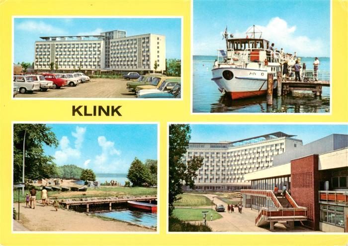 Klink Waren FDGB Ferienobjekt Erholungsheim Herbert Warnke MS Fontaine am Muerit