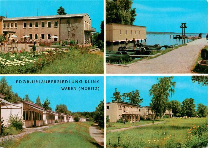 Klink Waren FDGB Urlaubersiedlung Teilansichten
