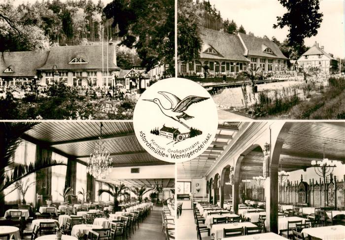 Wernigerode Harz Konsum Grossgaststaette Gastraeume Storchmuehle