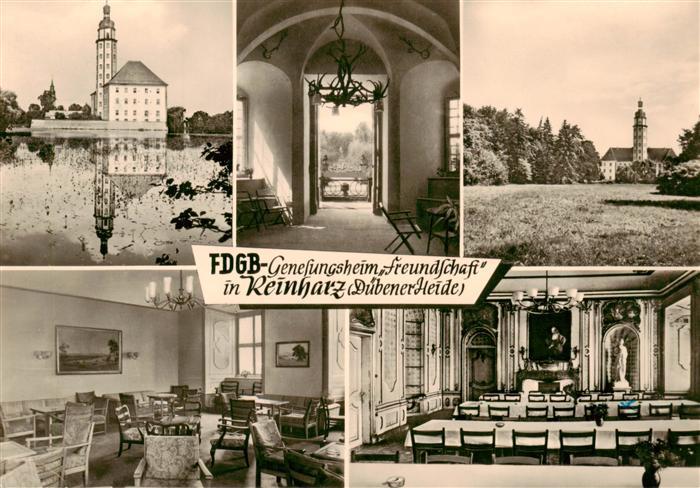Reinharz Duebener Heide FDGB Genesungsheim Freundschaft Gastraeume Kirche