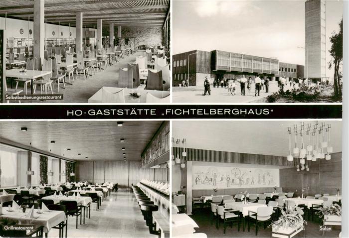 Oberwiesenthal Erzgebirge HO Gaststaette Fichtelberghaus Selbstbedienungsrestaur