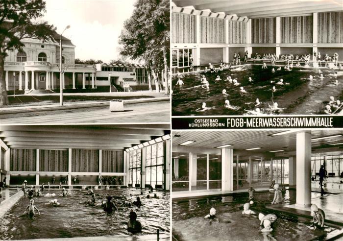 Kuehlungsborn Ostseebad FDGB Meerwasserschwimmhalle Details