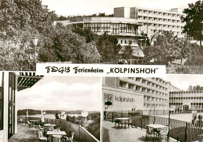 Koelpinsee Loddin Usedom FDGB Heim Koelpinshoeh Terrasse