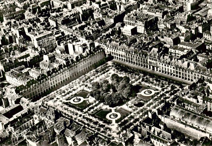 Paris 75 Vue aerienne La Place des Vosges