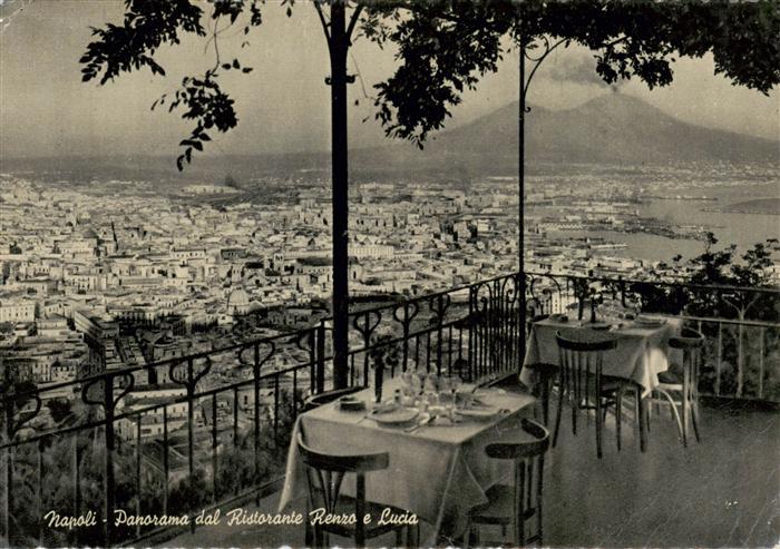 Napoli Neapel IT Panorama dal Ristorante Renzo e Lucia