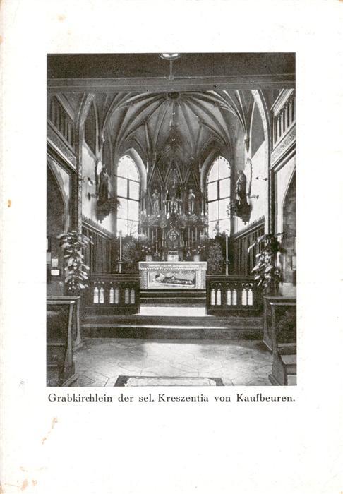 Kaufbeuren Grabkirchlein der seligen Kreszentia