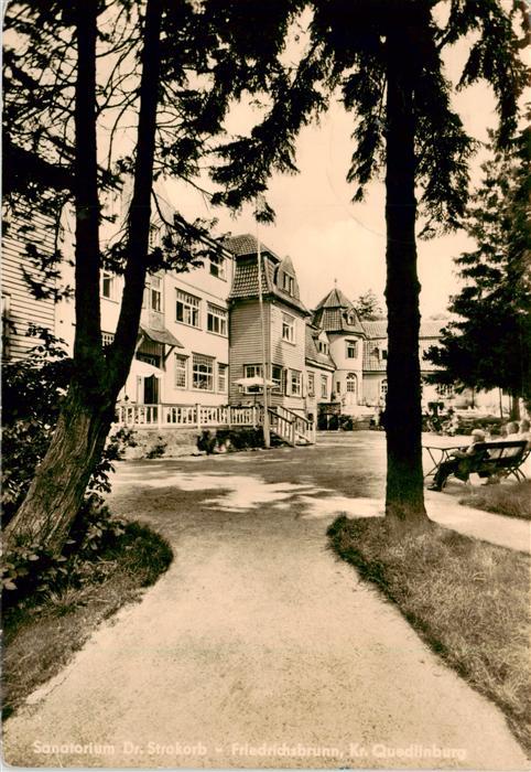 Friedrichsbrunn Harz Sanatorium Dr. Strokorb