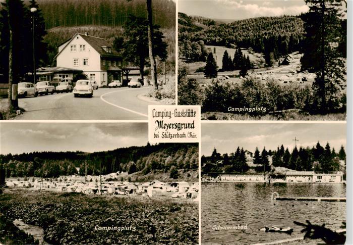Stuetzerbach Camping Gaststaette Meyersgrund Landschaftspanorama Campingplatz Sc