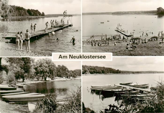 Neukloster Mecklenburg Am Neuklostersee Badesteeg Bootsanleger