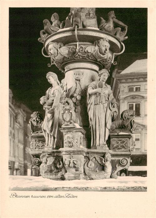 TRIER  CITY Marktbrunnen 16. Jhdt.