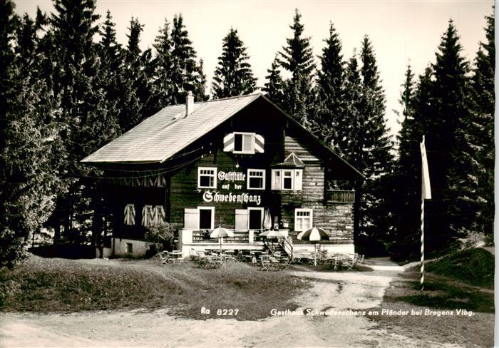Bregenz Vorarlberg Bodensee Gasthaus Schwedenschanz am Pfaender