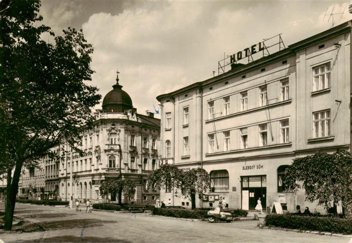 Cesky Tesin Tschechisch-Teschen CZ Gottwaldova trida Hotel