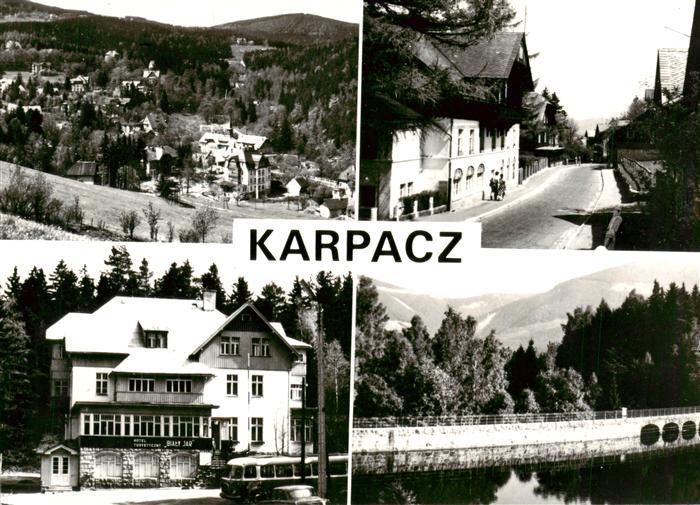 Karpacz Krummhuebel PL Widok ogolny ul Mickiewicza Hotel turystyczny Zapora