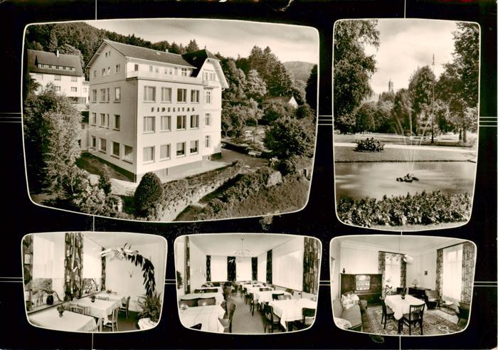 Bad Herrenalb Pension Fidelitas Gastraeume Park