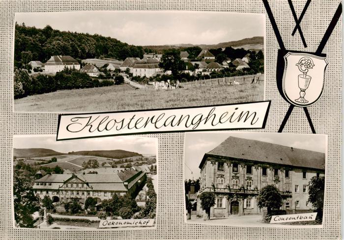 Klosterlangheim Lichtenfels Panorama Oekonomiehof Conventbau