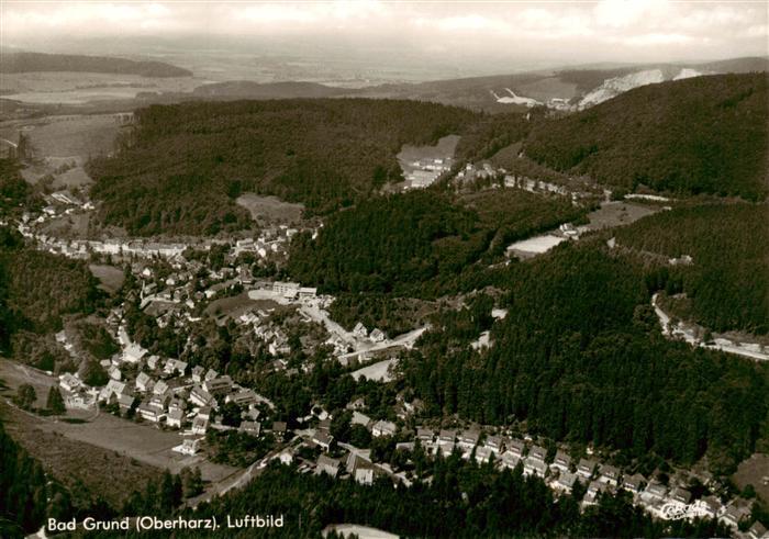 Bad Grund Hotel Cafe Restaurant Iberger Kaffeehaus Fliegeraufnahme
