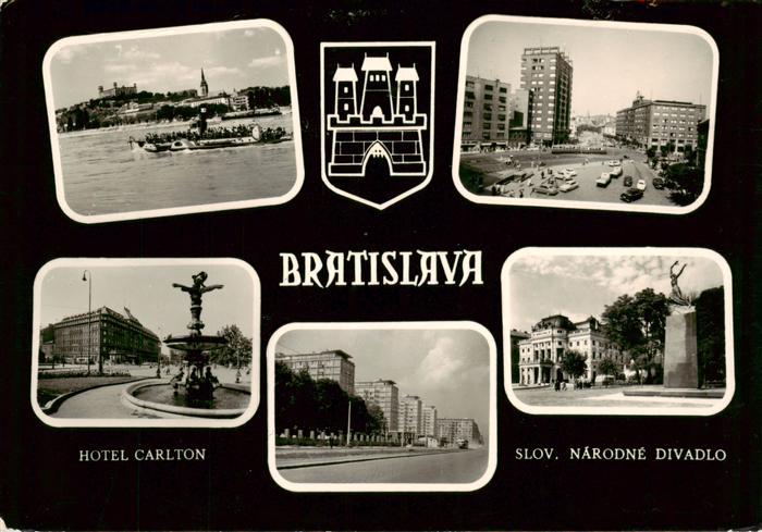 Bratislava Pressburg Pozsony Hotel Carlton Slov Narodne Divadlo