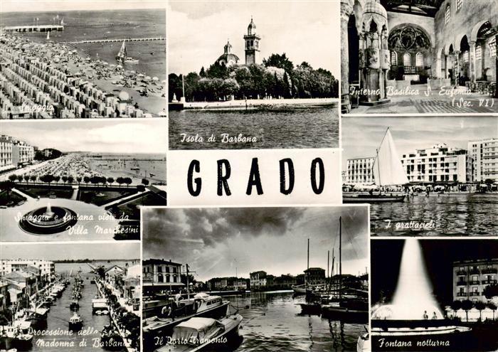 Grado Gorizia IT Spiaggia Isola di Barbana Interno Basilica S Eufenia 7 grattaci