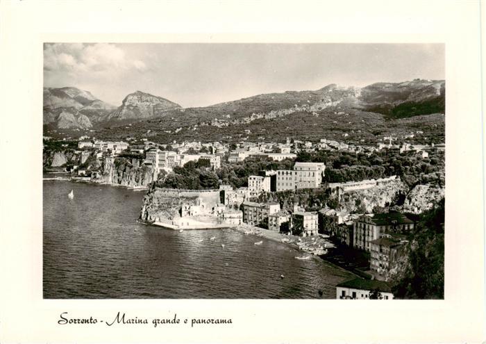 Sorrento  Sorrent Campania IT Marina grande e panorama