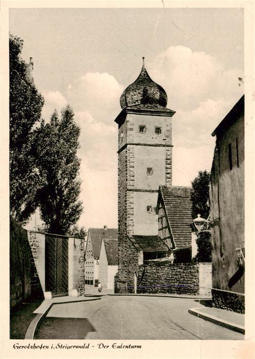 Gerolzhofen Der Eulenturm