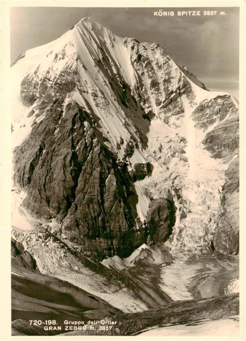 Koenigspitze 3860m Gran Zebru Ortlergruppe Dolomiti IT Gruppo dell Ortler