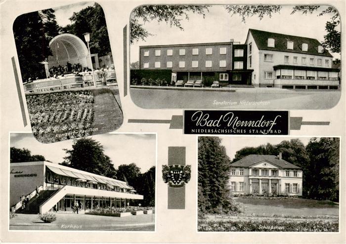 Bad Nenndorf Konzert Pavillon Sanatorium Niedersachsen Kurhaus Schloesschen