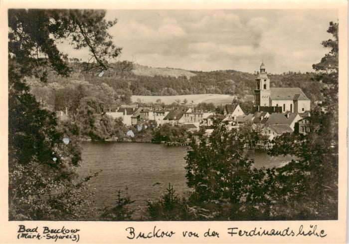 Bad Buckow Maerkische Schweiz Blick von der Ferdinandshoehe