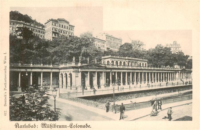 Karlsbad Eger Karlovy Vary Muehlbrunn Colonnade