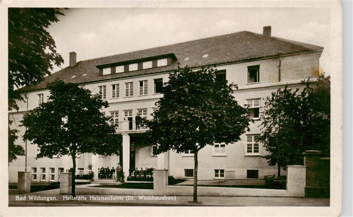 Bad Wildungen Heilstaette Helenenheim Dr Winkhausbau