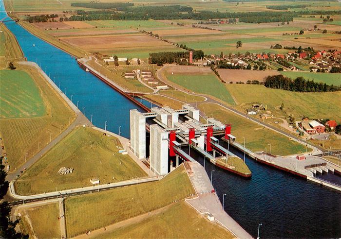 Scharnebeck Lueneburg Schiffshebewerk Fliegeraufnahme