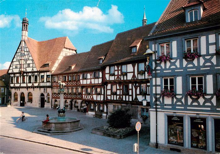 Forchheim Oberfranken Markt Fachwerkhaeuser