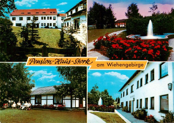 Bad Holzhausen Luebbecke Preussisch Oldendorf NRW Pension Haus Stork Park Fontae