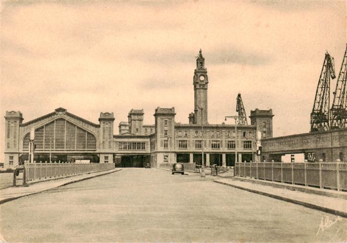 Cherbourg 50 Manche La Nouvelle Gare Maritime Facade Sud