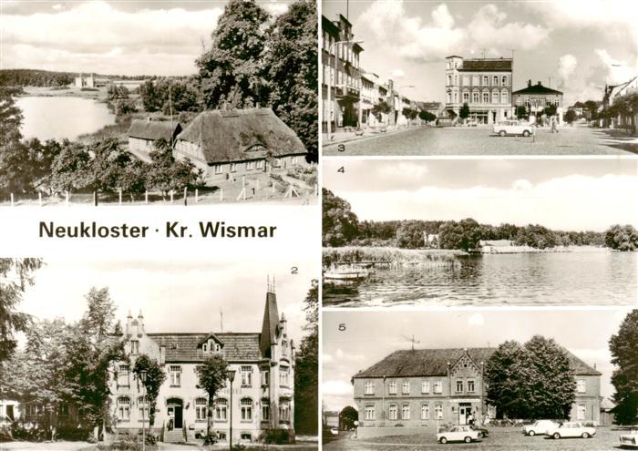 Neukloster Mecklenburg Fischerhaus am See Handwerkerheim Marktplatz HO Gaststaet