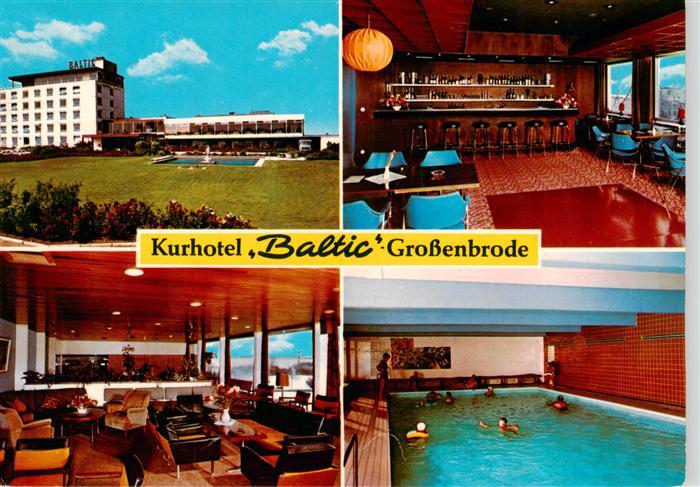 Grossenbrode Ostseebad Kurhotel Baltic Bar Gastraum Hallenbad