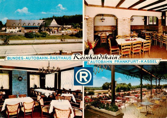 Reinhardshain BAB Rasthaus Reinhardshain Gastraeume Terrasse