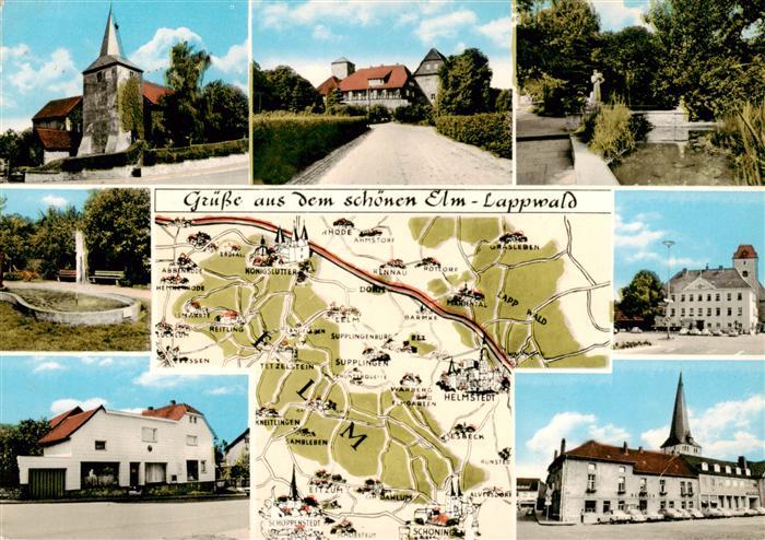 Elm Braunschweig Kirche Schloss Park Brunnen Teilansichten