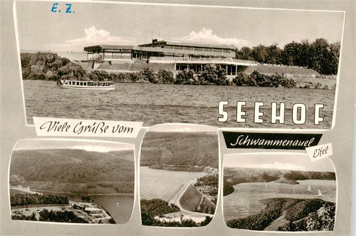 Schwammenauel Heimbach Der Seehof Stausee Staumauer