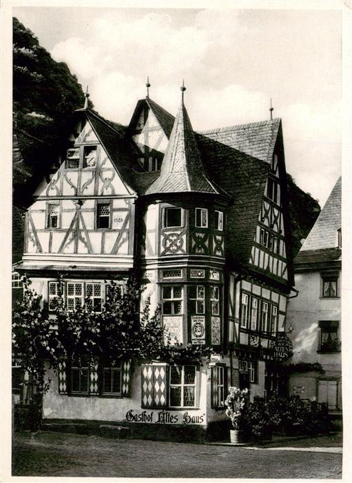 Bacharach Rhein Gasthof Altes Haus
