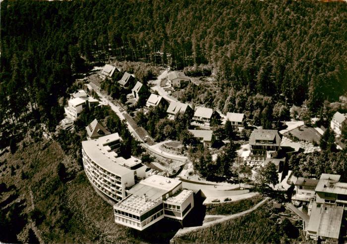 Wildbad Schwarzwald Sommerberg Bergbahngaststaette Fliegeraufnahme