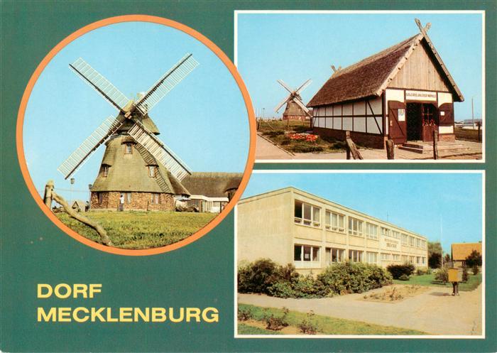 Dorf Mecklenburg Gaststaette Mecklenburger Muehle Galerie an der Muehle Betriebs