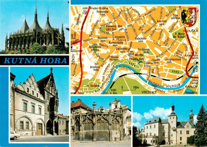 Kutna Hora Kutna Kuttenberg CZ Katedrala sv Barbory Kamenny dum Kasna z roku Vla