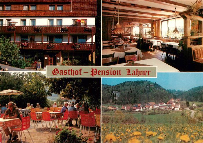 Heiligenstadt Oberfranken Gasthof Pension Lahner Gastraum Freiterrasse Panorama