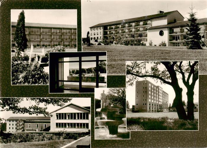 Starnberg Starnbergersee Kreiskrankenhaus mit Personalgebaeuden