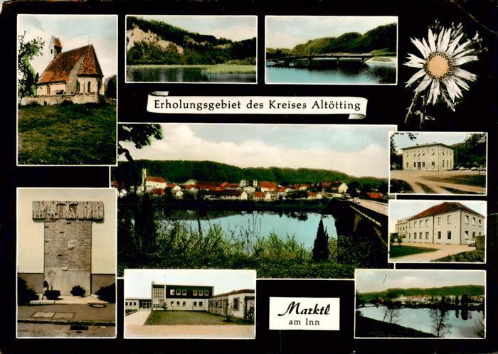 Marktl Inn Erholungsgebiet des Kreises Altoetting Teilansichten