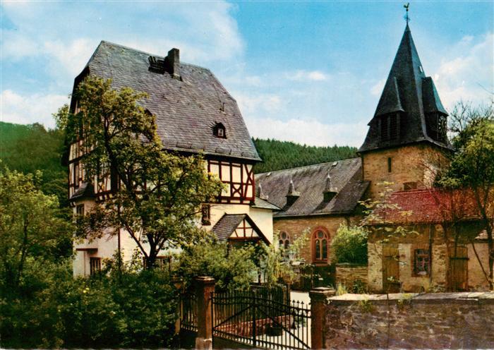 Rod Weil Weilrod Ev Kirche mit Pfarrhaus