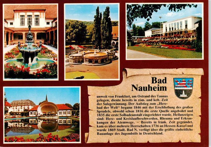 Bad Nauheim Hessisches Staatsbad Brunnen Musikpavillon Park